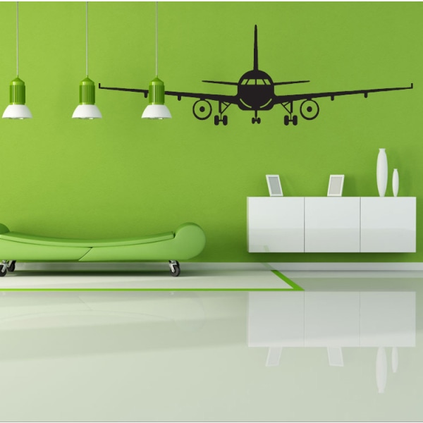 2 stycken flygplansväggdekaler, DIY flygplansväggdekaler