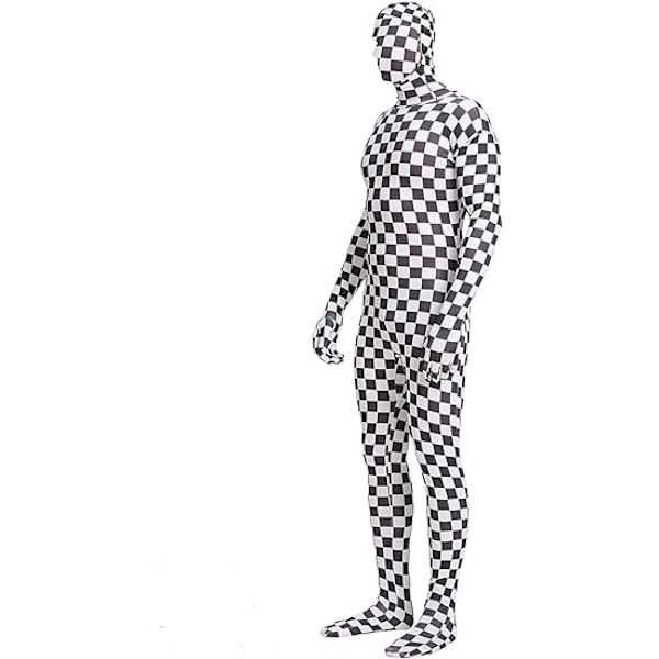 Unisex Spandex Stretch Voksenkostyme Zentai Forsvinnende Mann Kropp