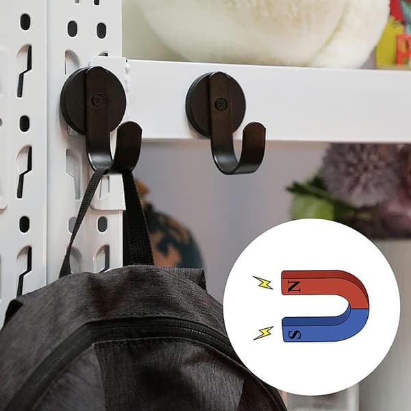 2 kranskroker, multifunksjonelle dekorative magnetiske kroker