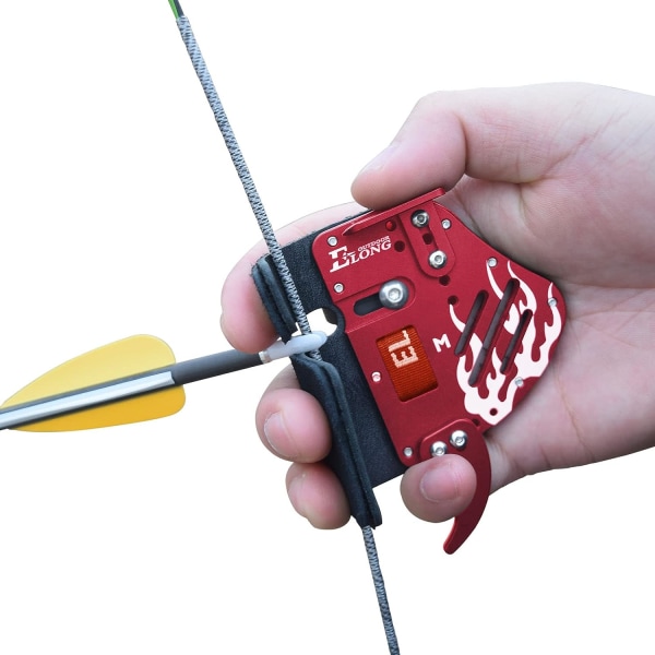 1 st Elong Archery Recurve Båge Äkta Läder Tung + Aluminium
