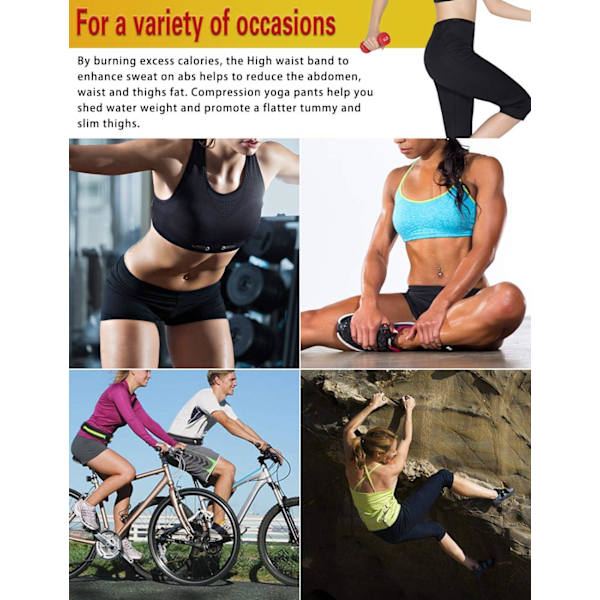 1 st (XL) Dam Slimmande Sportbyxor Fitness Avsmalnande