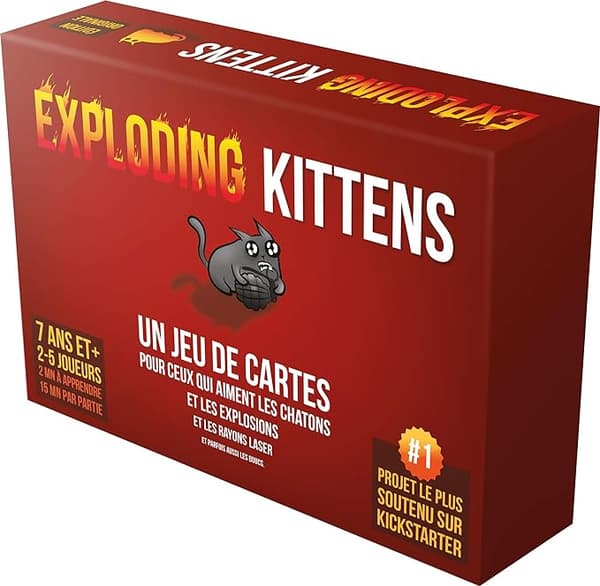 Blast Kitten - brætspil - 7+ - 2 til 5 spillere - 15 minutter