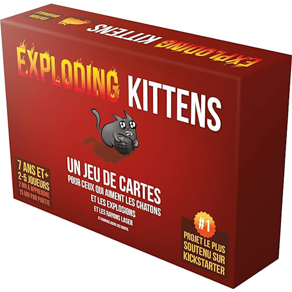 Blast Kitten - brettspill - 7+ - 2 til 5 spillere - 15 minutter