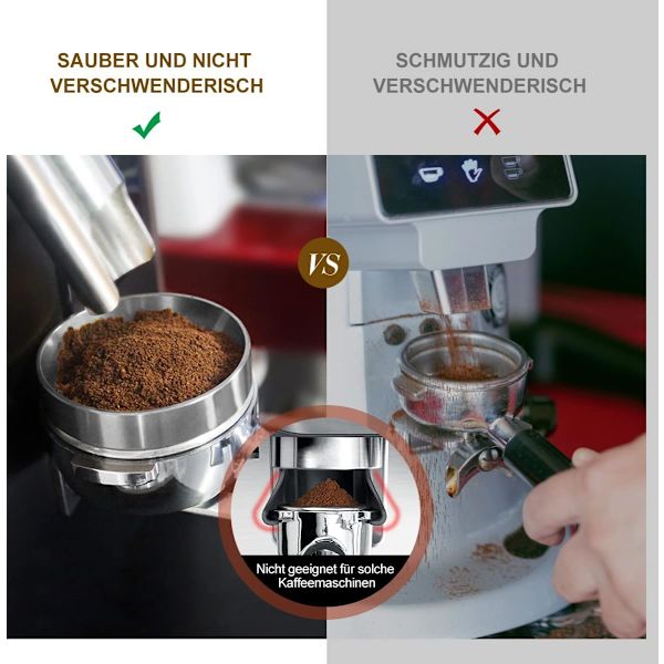 Universaali Alumiininen Annostusrengas Espressokahvikoneelle