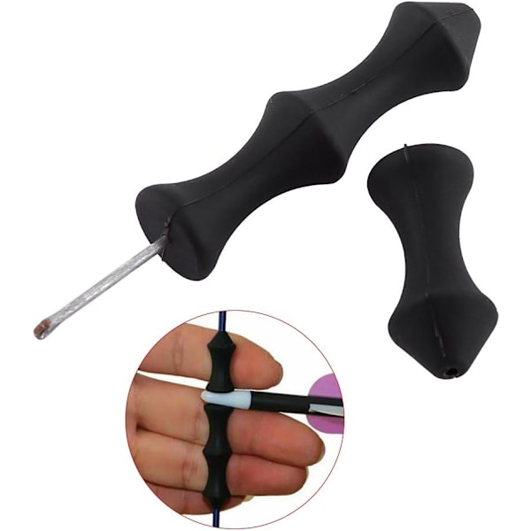 3 stk. bueskyttefingerbeskyttelse, 10