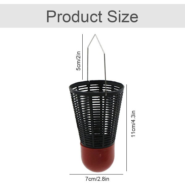 Fiskefeederkurv - Gjenbrukbar Plast Fiskeåte