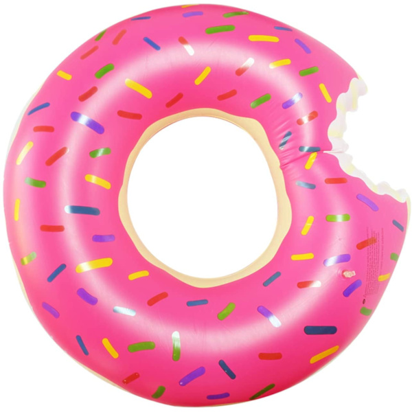 Pool-Flydere til Voksne Oppustelig Donut Pool Flyde Ring