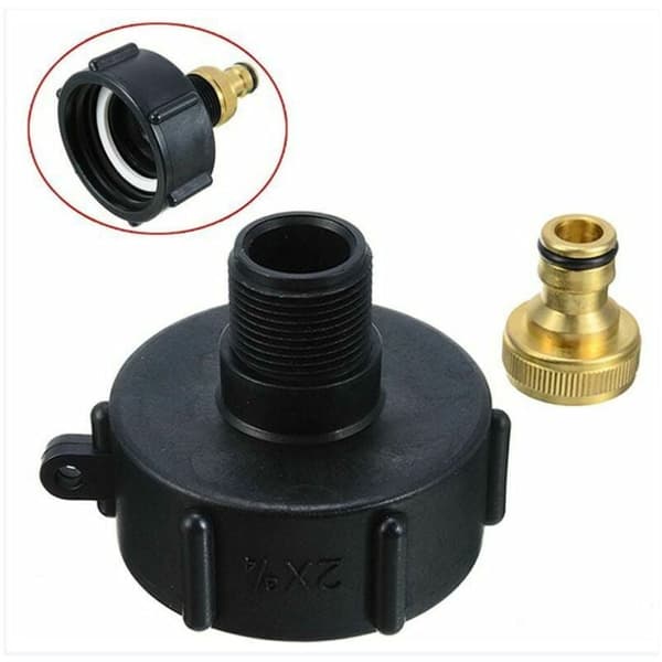 IBC-adapter med 3/4\" S60x6 IG-kontakt for IBC-regnvannstank