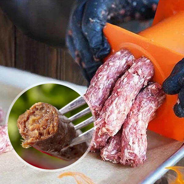 Korvformare för Köttfärs med 7 Hål, Köttfärs Press