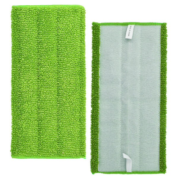 2-pack Återanvändbara Mikrofiber Moppdynor för Swiffer Flat Mop
