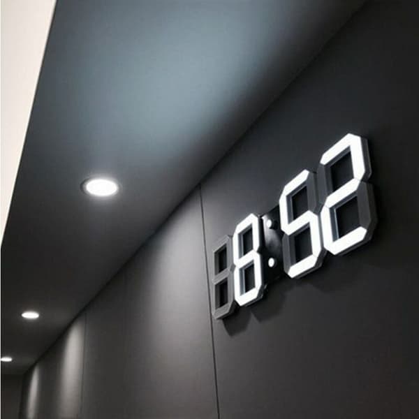 LED-seinäkello Herätys LED-digitaalinen seinäkello Reloj De Pared Kello