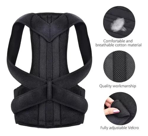 Unisex Ortopædisk Ryg Posture Korrigerende Veste, M