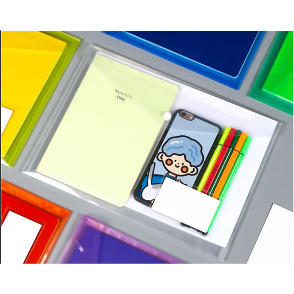 20-pack A4 Plastmapp (Transparent) - Dokumentfickor - Snapp