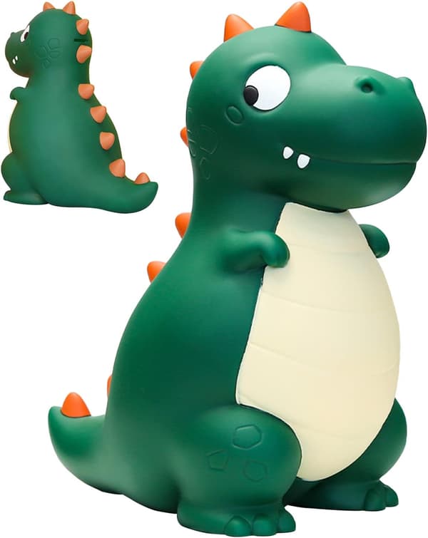 Dinosaurie Spargris Stor Plast Spargris Pengar Box för Barn