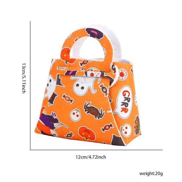 Halloween-godteriposer, filtgaveposer, kreativ flaggermus-gresskar-tote
