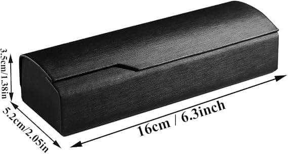 2-pack glasögonfodral, hårt skal, träfodral