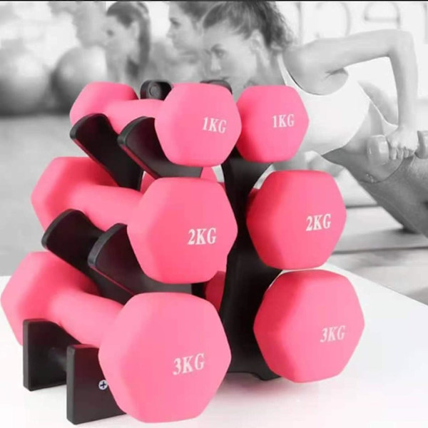 Lille Dumbbell Stativ 3-lags Dumbbell Stativ Plastik Dumbbell