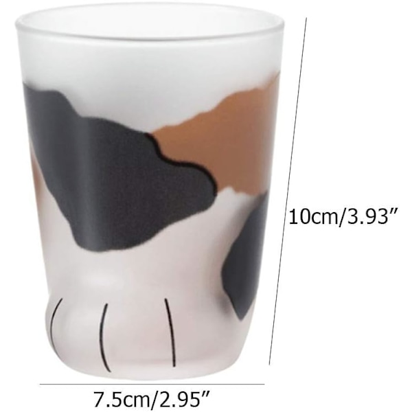 1 kærlighed katteklo glas, tigerklo kop kontor Kaffe kop