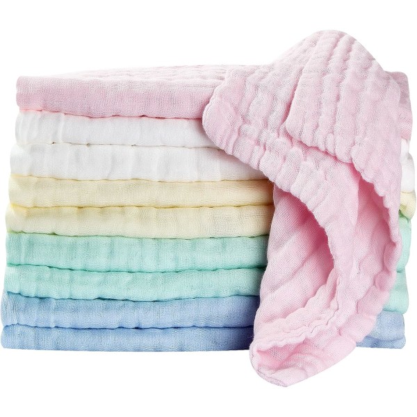 Baby Vaskeklut Vaskeklut Vaskbar Baby Wipe Baby Bomulls Swaddle