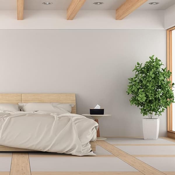 Vevboks, Påfyllbar, Bad, Vevdispenser, Bambuslokk,