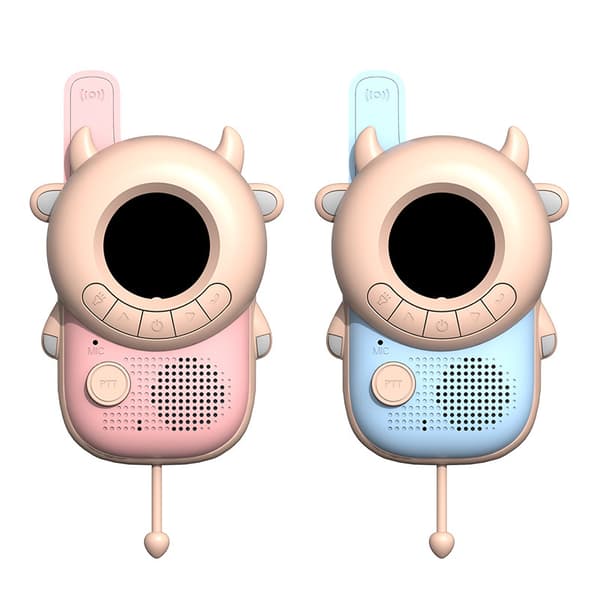 1 Par Rosa och Blå Barnwalkie-Talkie Talande Andra Generationen