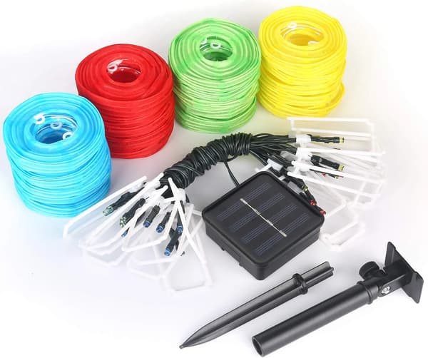Solcelle LED-lykt, 20 LED IP65 Vanntett LED Lyskrans LED