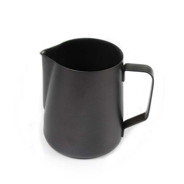 600ml Sort Rustfrit Stål Mælkekande Metal Skumning Kande Barista