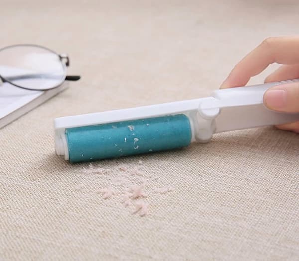 3 stk. (blå+rød+grøn) Dazied Lint Roller med Foldbar Låg