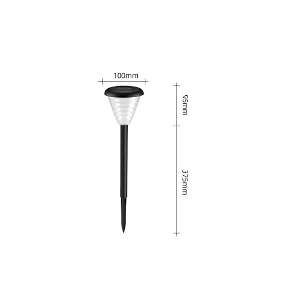 Solcellslampa 4-pack Solcellslampor Solenergi Utomhus Landskap