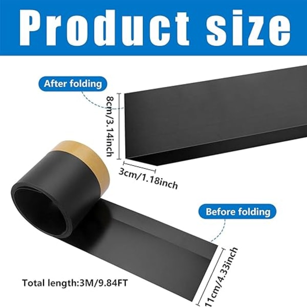 PVC Sofa Flap Cup Genanvendelig Under Seng Legetøjsblokeringsstribe