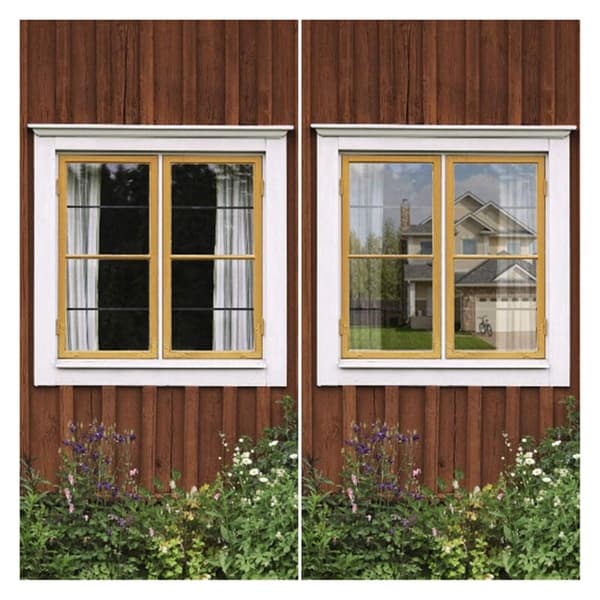 Adhesive Window Mirror Enveis Speil Effekt for Vinduer