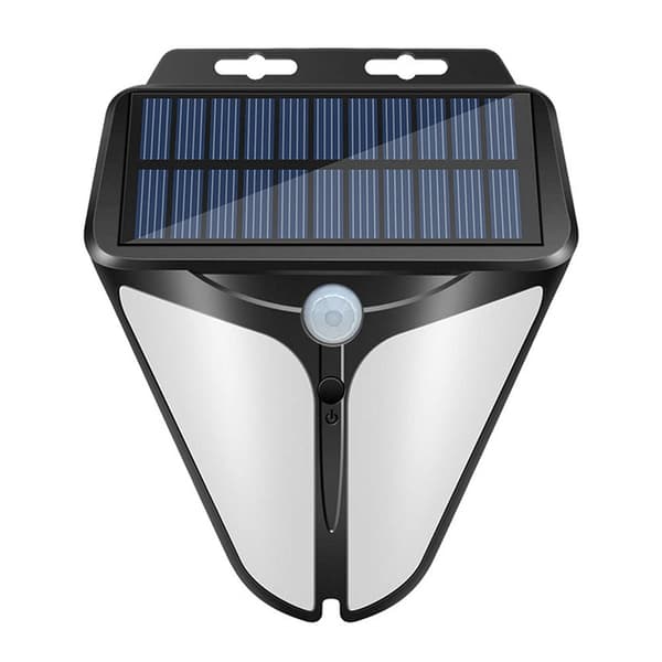 Solcellsdriven stroboskopvarningslampa, utomhus 2 stycken med 90DB larm