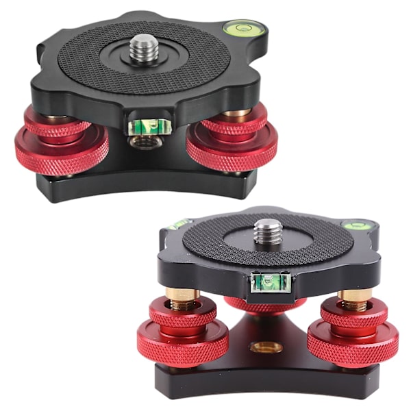 Tripod Leveler Nivåbas Med 3x Vattenpass Aluminiumlegering Hållbar Användning