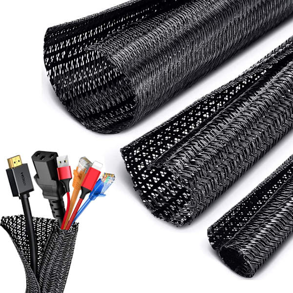 Datakabelhylse 3 Meter Φ12-20mm Fleksibel Justerbar