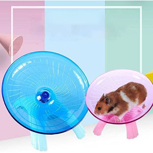 1 Hamster Frisbee Lydløs Løbehjul til Træning, Velegnet til