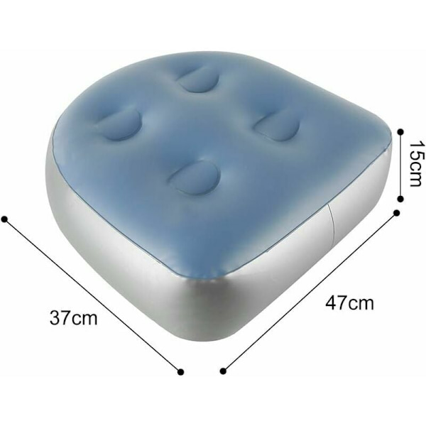 Oppblåsbart badekarsete, massasjepute for spa og jacuzzi