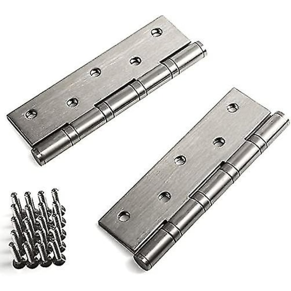 2 kraftiga skruv gångjärn, materialtjocklek 2,5 mm / 125 x 75 mm