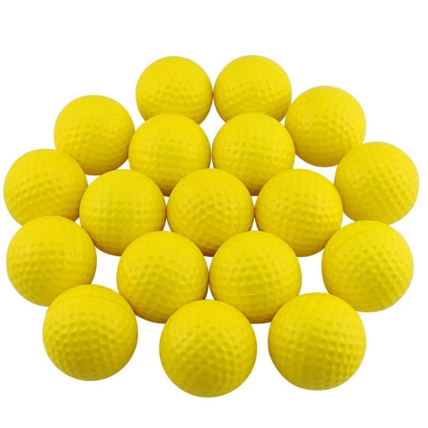 20 stk Golf PU-baller Svampeballer PU-skumballer Skum myke baller