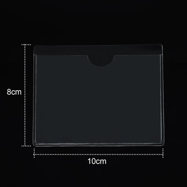 Transparent Självhäftande Parkeringstillståndshållare, 4-pack