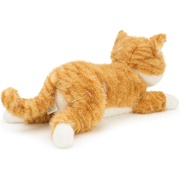 Katt Gosedjur Premium Gosedjurskatt för Åldrar 1 och Uppåt Orange 34 cm