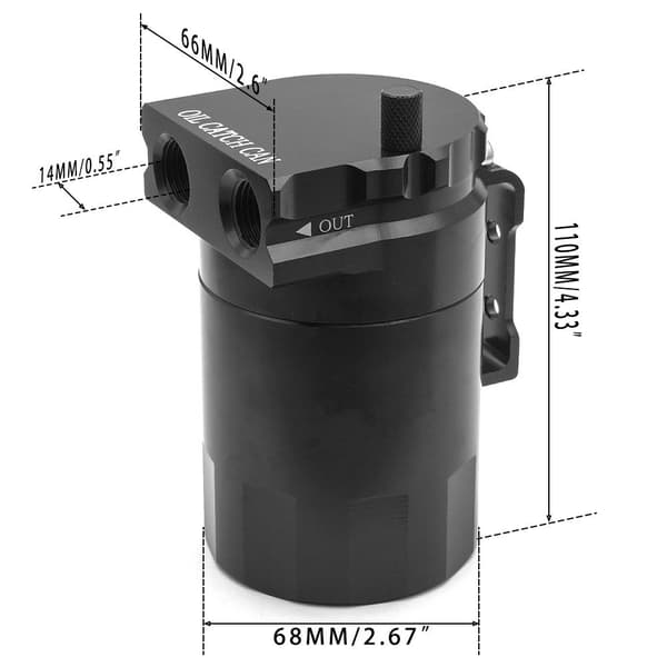 Bilomforming Aluminiumsleiv Kettle Luftmaskin 300ml Med Flat