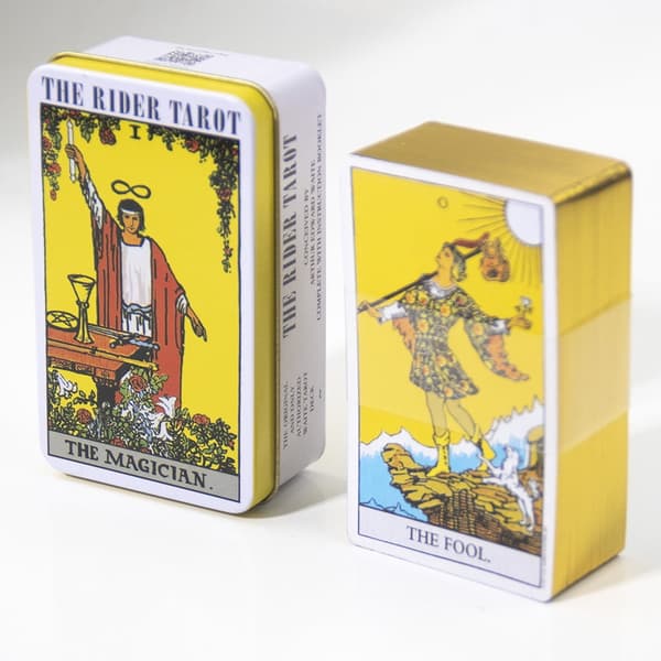 1 Den mest populära tarot-förgyllningsprocessen, högkvalitativ järnbox