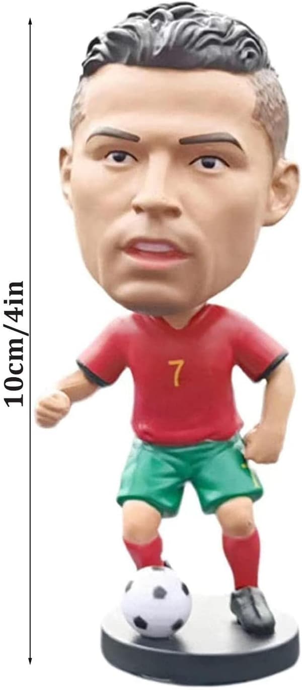 1 Q-version fjeder-rystende fodboldstjerne Messi Neymar C
