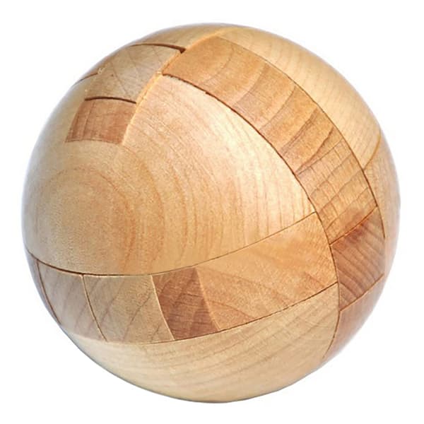 Träpussel magisk boll Hjärnteaser leksak