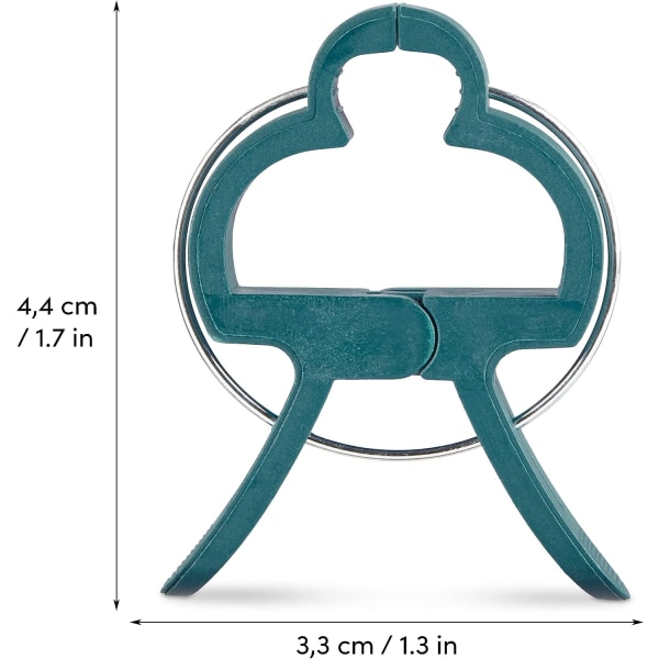 Klemmer til fastgørelse af planter: 50 grønne planteclips Størrelse L - Klatre