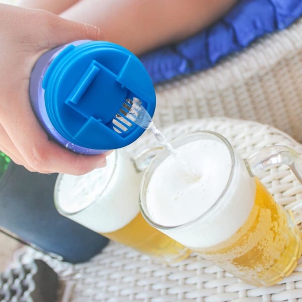 6 stk. Nemme Åbne Drikkedåse Låg Coca-Cola Lækagesikre Låg Snap Spild Låg PE