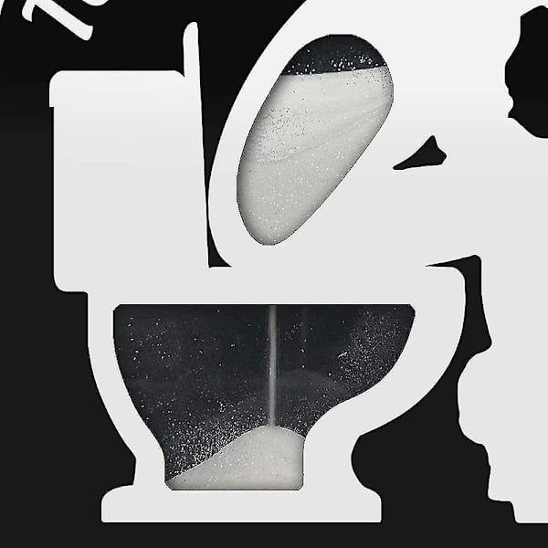 Kreativ Toilet Timer Nedtællingsmaskine Mekanisk Alarmur