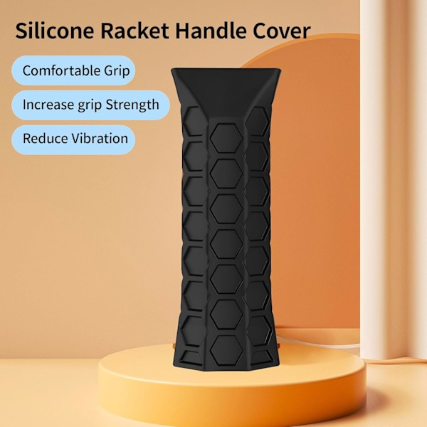 Sklisikker Racket Silikongrep - Ideelt for Pickleball, Forbedrer Grepet, Alternativ til Grip Boost, for Padler &