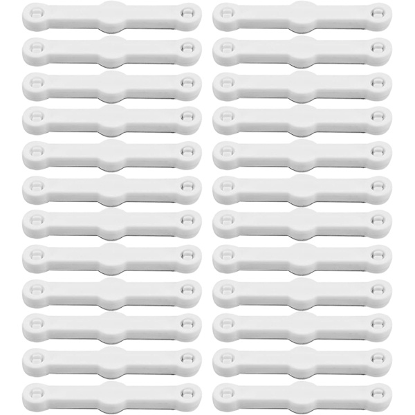 24 stk. myggenetclips, myggenetbeslag, myggenet