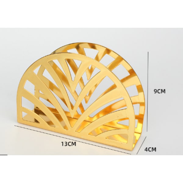 13*4*9cm, (V-muotoinen aaltoileva kukka - titaanikulta) 1 pakkaus